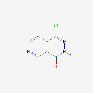 molecular formula C7H4ClN3O B11761831 1-Chloropyrido[3,4-d]pyridazin-4(3H)-one 