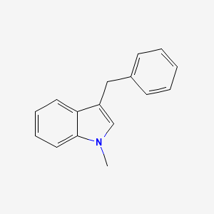 molecular formula C16H15N B11761918 3-benzyl-1-methyl-1H-indole 