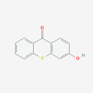 molecular formula C13H8O2S B11761994 3-hydroxy-9H-thioxanthen-9-one CAS No. 26429-03-8