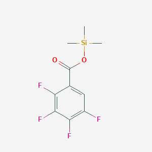 molecular formula C10H10F4O2Si B11762002 Trimethylsilyl 2,3,4,5-tetrafluorobenzoate 