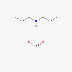 molecular formula C8H18NO2- B11762117 Dipropylamine acetate 