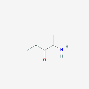 molecular formula C5H11NO B11762159 2-Amino-3-pentanone CAS No. 343925-95-1