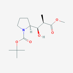 molecular formula C14H25NO5 B11762180 N-Boc-dolaproine-methyl 