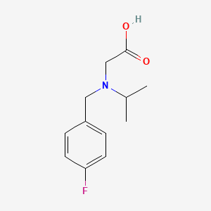 molecular formula C12H16FNO2 B11762295 [(4-Fluoro-benzyl)-isopropyl-amino]-acetic acid 