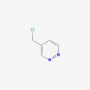 molecular formula C5H5ClN2 B11762312 4-(Chloromethyl)pyridazine 