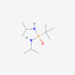 molecular formula C10H25N2OP B11762349 N-[tert-butyl-(propan-2-ylamino)phosphoryl]propan-2-amine 