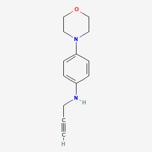 molecular formula C13H16N2O B11762536 4-Morpholino-N-(prop-2-yn-1-yl)aniline 