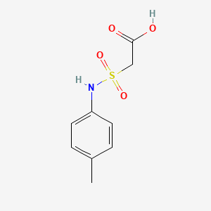 molecular formula C9H11NO4S B11762556 2-(N-(p-tolyl)sulfamoyl)acetic acid 