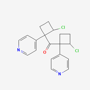 molecular formula C19H18Cl2N2O B11762706 2-Chloro-4-pyridylcyclobutylketone 