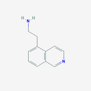 molecular formula C11H12N2 B11762791 2-(Isoquinolin-5-yl)ethanamine 