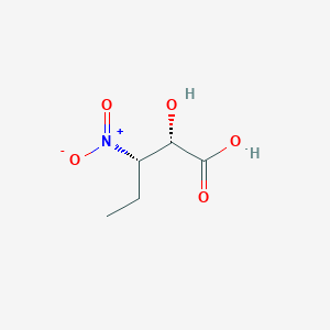 molecular formula C5H9NO5 B11762905 (2S,3S)-2-hydroxy-3-nitropentanoic acid 
