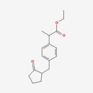 molecular formula C17H22O3 B11762940 Loxoprofen Ethyl Ester 