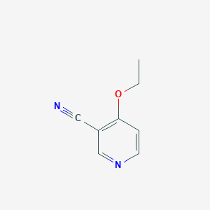 molecular formula C8H8N2O B11763046 4-Ethoxynicotinonitrile 