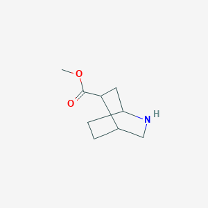 molecular formula C9H15NO2 B11763124 Methyl 2-azabicyclo[2.2.2]octane-5-carboxylate 