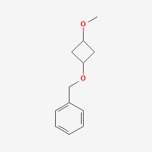 molecular formula C12H16O2 B11763192 cis-1-(Benzyloxy)-3-methoxycyclobutane 