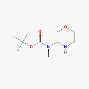 molecular formula C10H20N2O3 B11763258 tert-Butyl N-methyl-N-(morpholin-3-yl)carbamate 