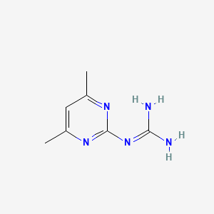 molecular formula C7H11N5 B11763321 1-(4,6-Dimethylpyrimidin-2-yl)guanidine CAS No. 94828-49-6