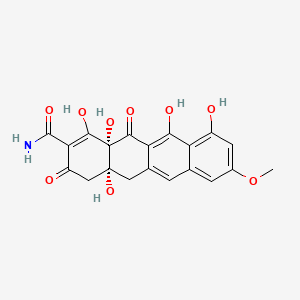 molecular formula C20H17NO9 B1176336 Anthrotainin CAS No. 148084-40-6