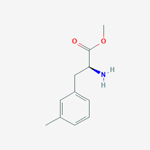 molecular formula C11H15NO2 B11763372 methyl (2S)-2-amino-3-(3-methylphenyl)propanoate 