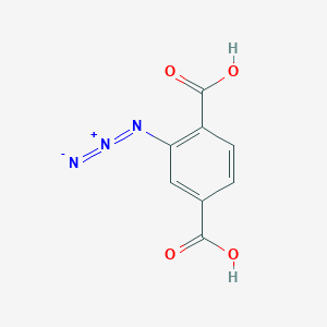 molecular formula C8H5N3O4 B11763379 2-Azidoterephthalic acid 