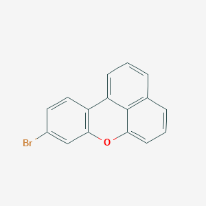 molecular formula C16H9BrO B11763893 9-Bromobenzo[kl]xanthene 