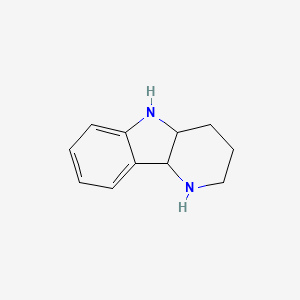 molecular formula C11H14N2 B11763936 2,3,4,4a,5,9b-Hexahydro-1H-pyrido[3,2-b]indole 