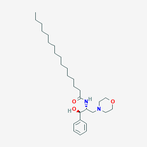 molecular formula C29H51ClN2O3 B117640 (1R,2R)-1-phenyl-2-palmitoylamino-3-morpholino-1-propanol CAS No. 149022-18-4