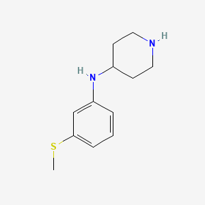 molecular formula C12H18N2S B11764080 N-(3-(Methylthio)phenyl)piperidin-4-amine 