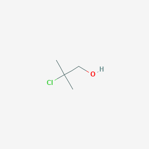 molecular formula C4H9ClO B11764102 2-Chloro-2-methyl-1-propanol CAS No. 558-38-3