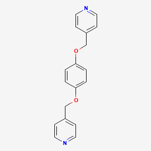 molecular formula C18H16N2O2 B11764132 1,4-Bis(pyridin-4-ylmethoxy)benzene 