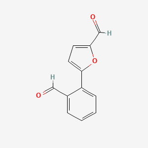 molecular formula C12H8O3 B11764211 5-(2-Formylphenyl)furan-2-carbaldehyde 