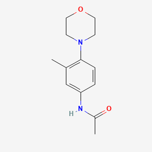 molecular formula C13H18N2O2 B1176433 N-[3-methyl-4-(4-morpholinyl)phenyl]acetamide 