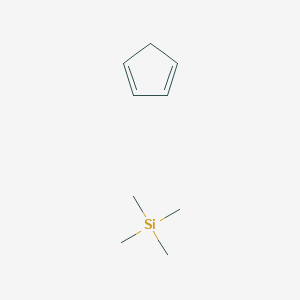 molecular formula C9H18Si B11764336 Cyclopenta-1,3-diene; tetramethylsilane 