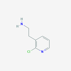 molecular formula C7H9ClN2 B11764382 2-(2-Chloropyridin-3-YL)ethanamine 
