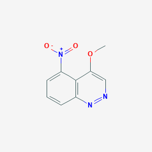 molecular formula C9H7N3O3 B11764418 4-Methoxy-5-nitrocinnoline 