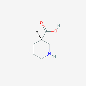 molecular formula C7H13NO2 B11764422 (R)-3-Methylpiperidine-3-carboxylic acid 