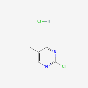molecular formula C5H6Cl2N2 B11764599 2-Chloro-5-methylpyrimidine hydrochloride 