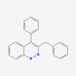 molecular formula C21H16N2 B11765092 3-Benzyl-4-phenylcinnoline 
