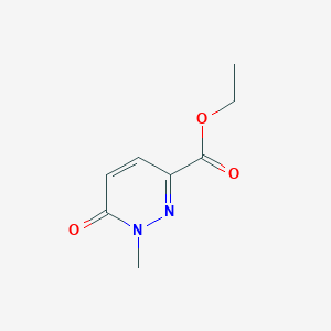 molecular formula C8H10N2O3 B11765105 Ethyl 1-methyl-6-oxo-1,6-dihydropyridazine-3-carboxylate CAS No. 867130-64-1