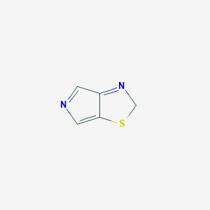 molecular formula C5H4N2S B11765156 2H-Pyrrolo[3,4-D]thiazole CAS No. 72332-80-0