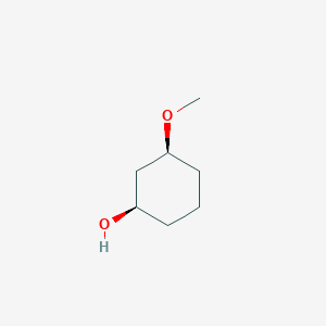 molecular formula C7H14O2 B11765306 (1R,3S)-3-Methoxycyclohexan-1-ol 