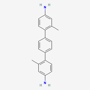 molecular formula C20H20N2 B11765446 4-[4-(4-amino-2-methylphenyl)phenyl]-3-methylaniline 