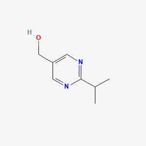 molecular formula C8H12N2O B11765733 (2-Isopropylpyrimidin-5-YL)methanol 