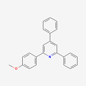 molecular formula C24H19NO B11765752 2-(4-Methoxyphenyl)-4,6-diphenylpyridine 