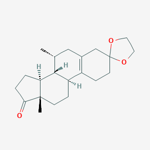 B117660 (7R,8R,9S,13S,14S)-7,13-Dimethylspiro[1,2,4,6,7,8,9,11,12,14,15,16-dodecahydrocyclopenta[a]phenanthrene-3,2'-1,3-dioxolane]-17-one CAS No. 141664-12-2
