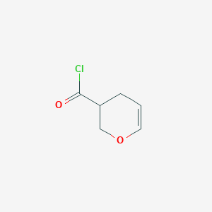molecular formula C6H7ClO2 B117661 3,4-Dihydro-2H-pyran-3-carbonyl chloride CAS No. 155268-09-0