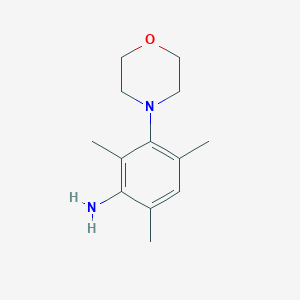 molecular formula C13H20N2O B11766349 2,4,6-Trimethyl-3-morpholinoaniline CAS No. 847414-28-2