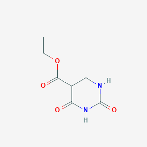 molecular formula C7H10N2O4 B11766439 Ethyl 2,4-dioxohexahydropyrimidine-5-carboxylate 