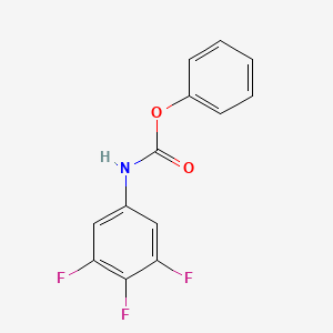 molecular formula C13H8F3NO2 B11766522 Phenyl (3,4,5-trifluorophenyl)carbamate 