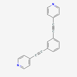 molecular formula C20H12N2 B11766585 1,3-Bis(pyridin-4-ylethynyl)benzene 